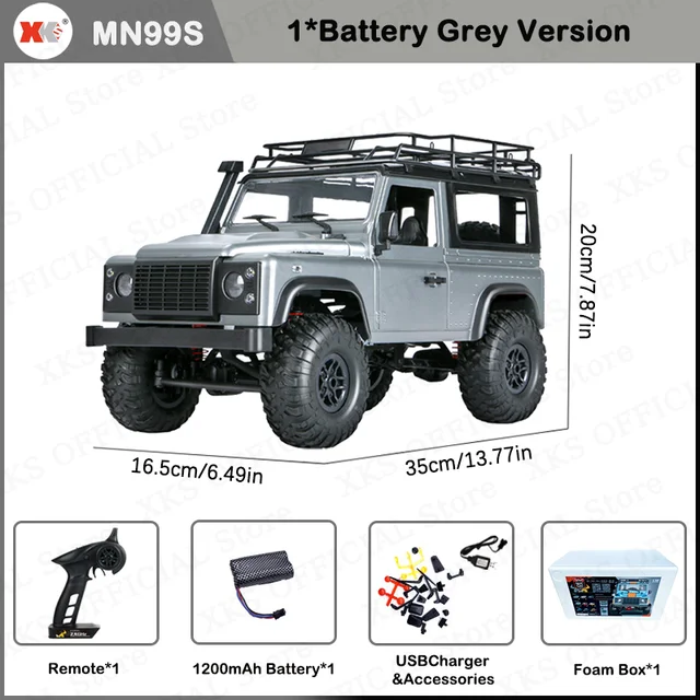 MN MN99S MN78 MN98 MN99 D90 1/12 RC Car 2.4G Remote Control 4X4 Off Road LED  Light 4WD Climbing RC Truck Toy Car Gift for Boy - AliExpress