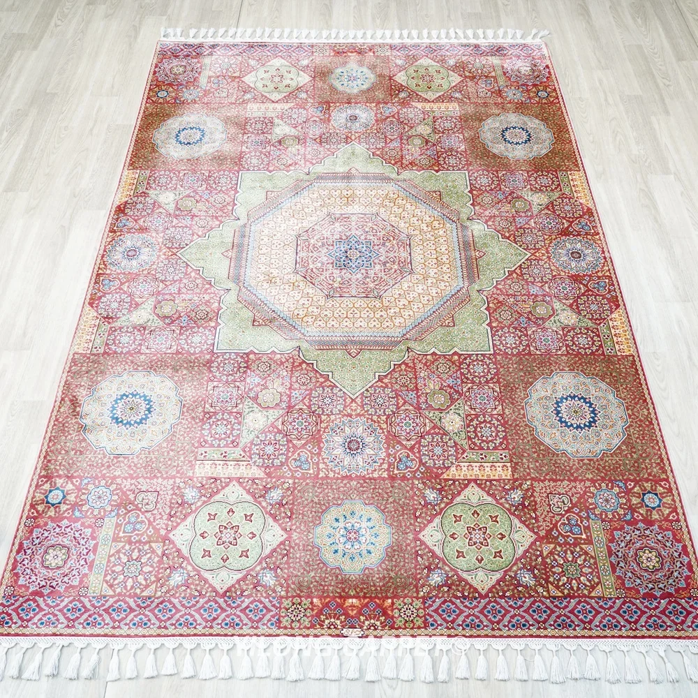 170x253cm Handmade Turkish Design Handknotted Persian Antique Silk Rugs (CQG26A)