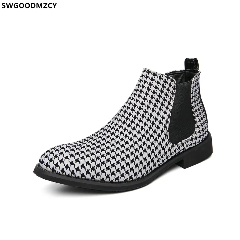 Chelsea Boots Ankle Boots Shoes for Men FASHION SHOE Casual Shoes for Men Autumn Boots for Men Casuales кроссовки мужские зима