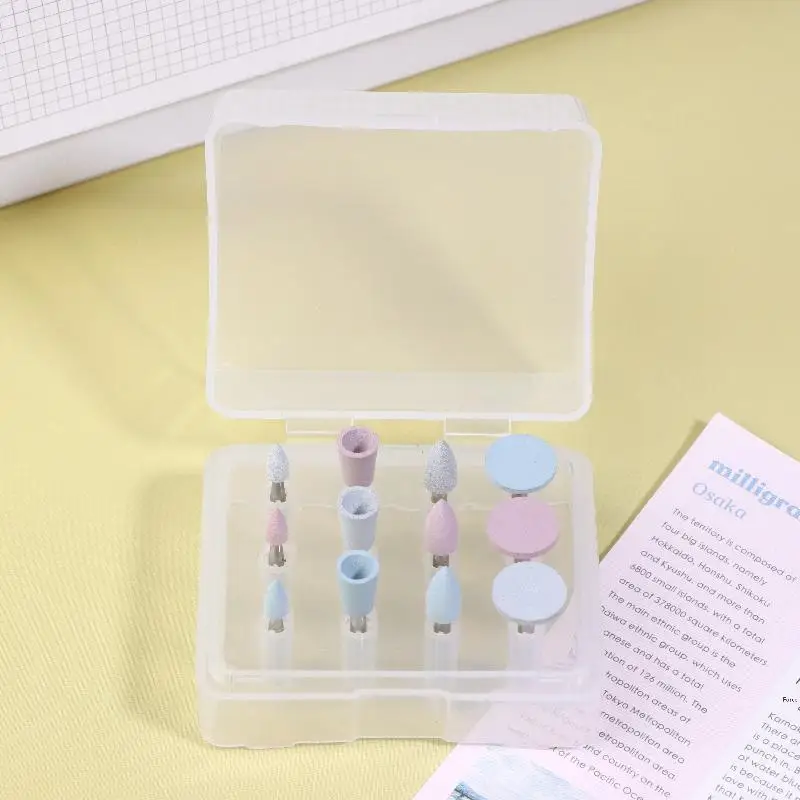 New·12Pcs Silicone Polishing Kit RA 2.35mm For Polishing Resin Porcelain Composites With Low-Speed Handpiece Laboratory Tool view 3