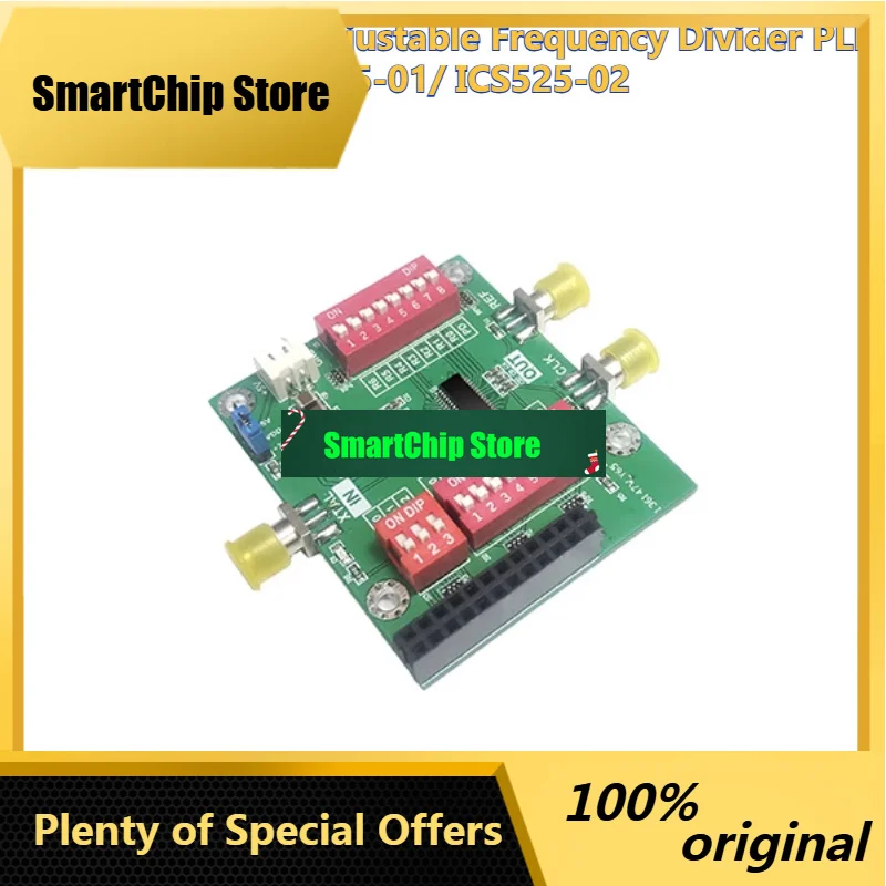 SmCpICS525 Phase-locked Loop Module, Hardware Adjustable PLL Wideband Phase-locked Loop, Frequency Output KDT525PLL-034