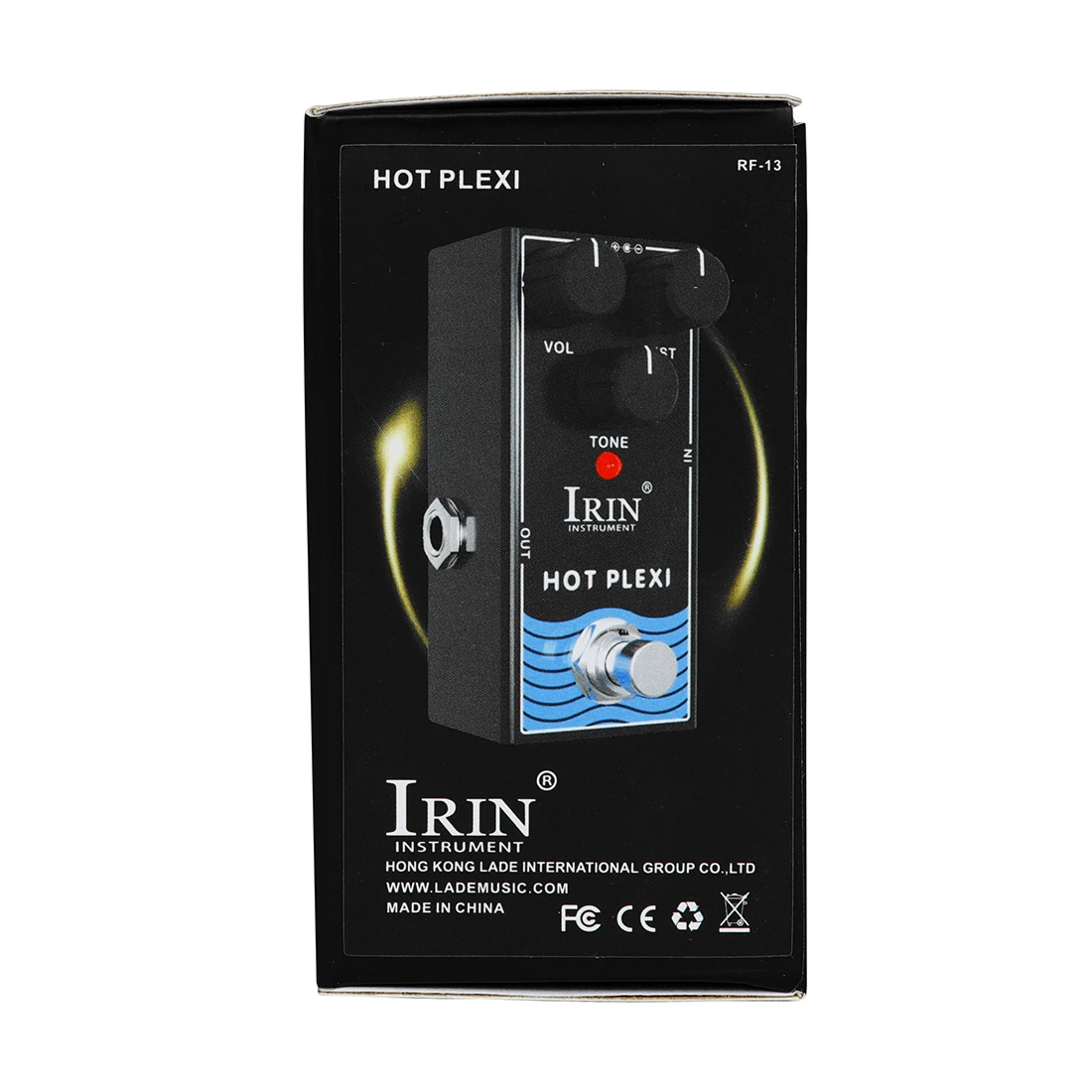 IRIN RF-13 Hot Plexl เอฟเฟคกีตาร์แบบจำลองเสียงคลาสสิก Sexy Spoon พร้อม True Bypass อะไหล่และอุปกรณ์เสริมสำหรับกีตาร์ไฟฟ้า