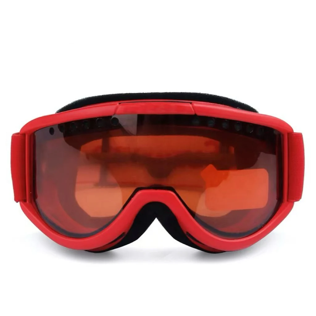 Gafas de esquí ultraligeras para hombre y mujer, lentes de alta definición, casco antivaho, Material TR90