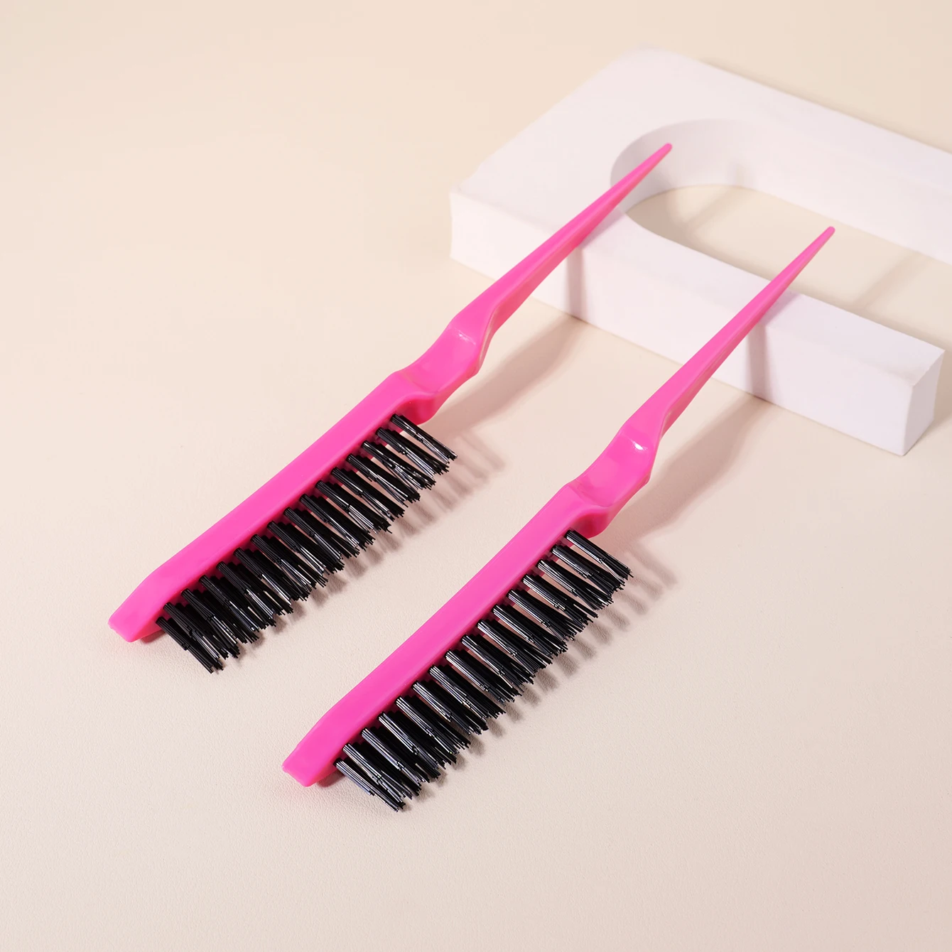 2pcs teasing hair brush, wig comb, hair tearing brush, hair combing comb, hair styling tool