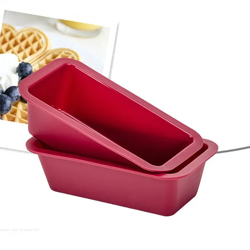 

1pcs Silicone Baking Mold Non-stick Rectangular Round Cake Pan Easy Bread Release Kitchen Heat Resistant Baking Pastry Tools