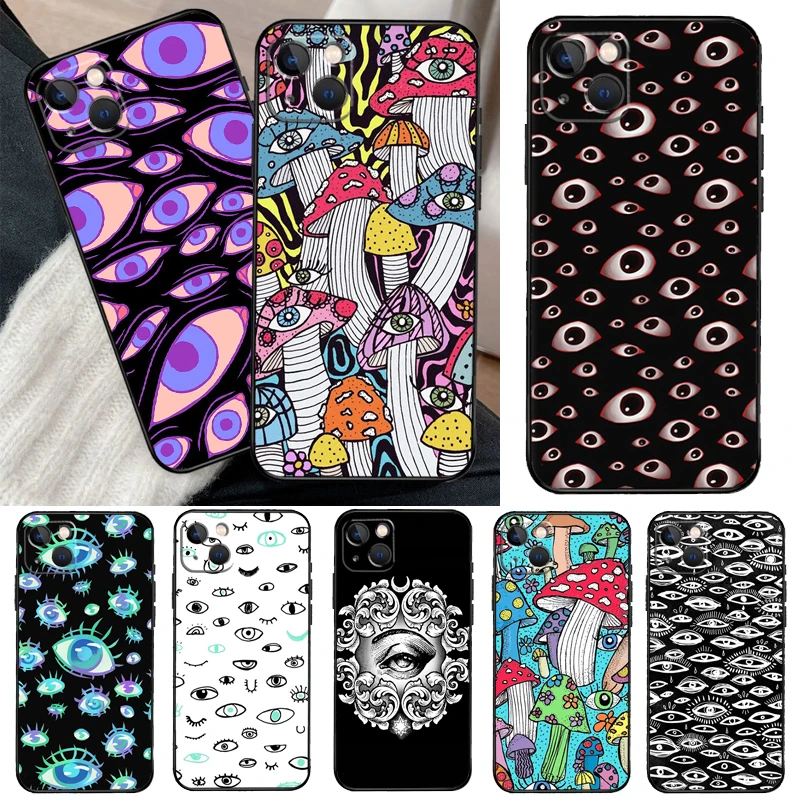 Eyes Pattern For Samsung Galaxy A16 A26 A36 A56 A52 A53 A33 A13 A34 A54 A14 A15 A35 A55 A32 A17 A57 Case