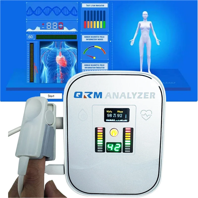 Generation Upgraded Quantum Resonance Magnetic Body Analyzer for Hand Touch Multilingual Sub-Health Testing of Children Adults