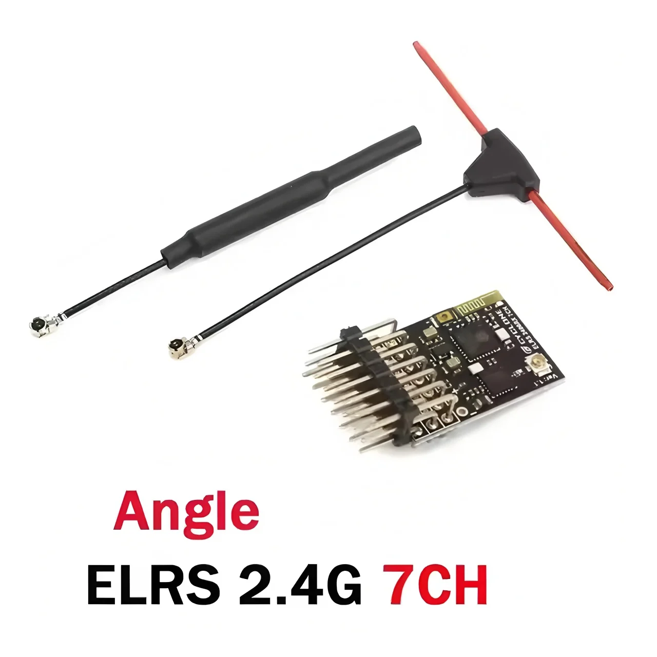 1/2/4 Uds ELRS 2,4G 7CH receptor PWM módulo receptor de 7 canales para Quadcopter FPV Traverser y modelos de ala fija fácil de usar