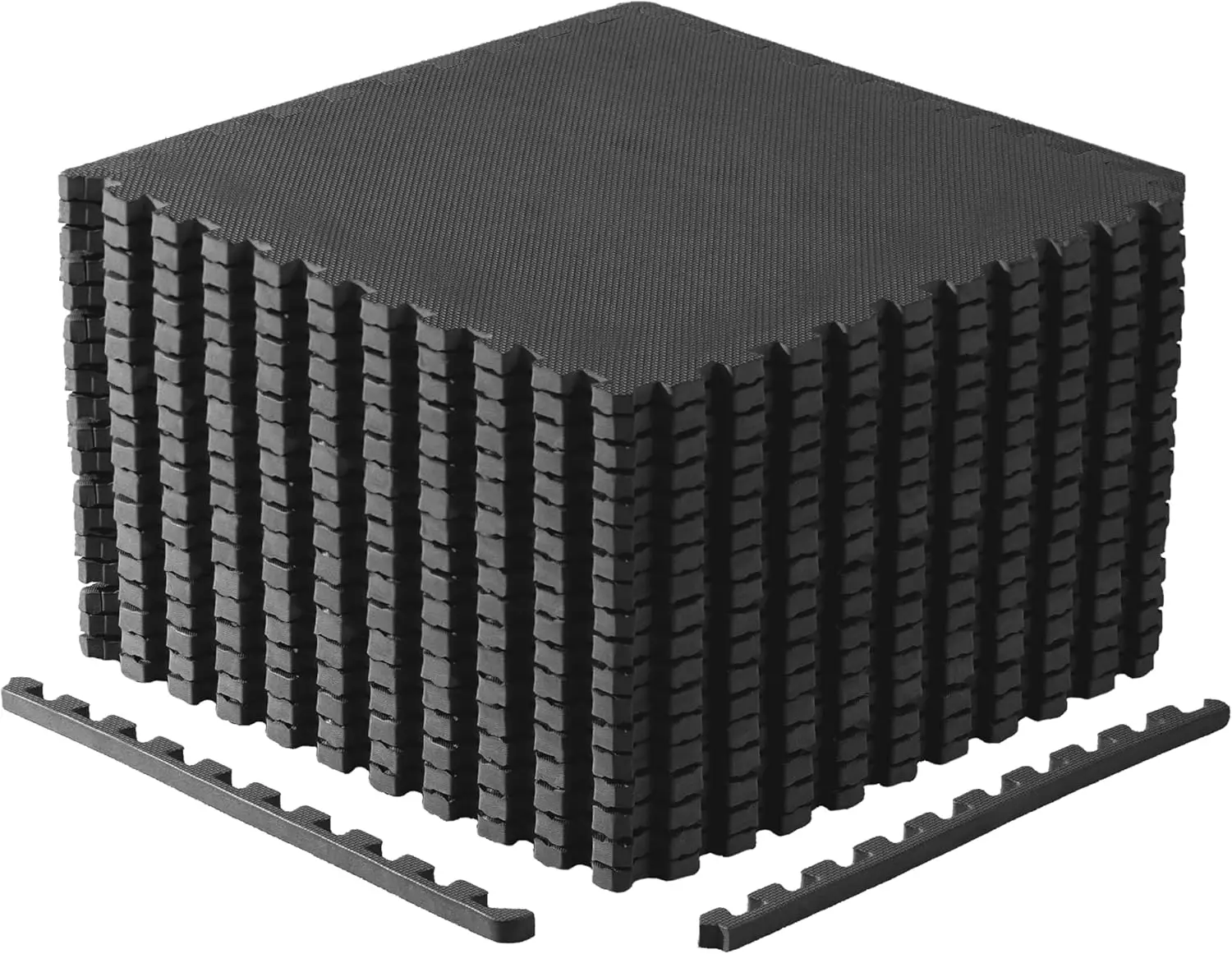 

CAP Puzzle Exercise Mats 3/4" Thick EVA Interlocking Foam Tiles for Home Gym Flooring, Non-Slip & Shock Absorbing