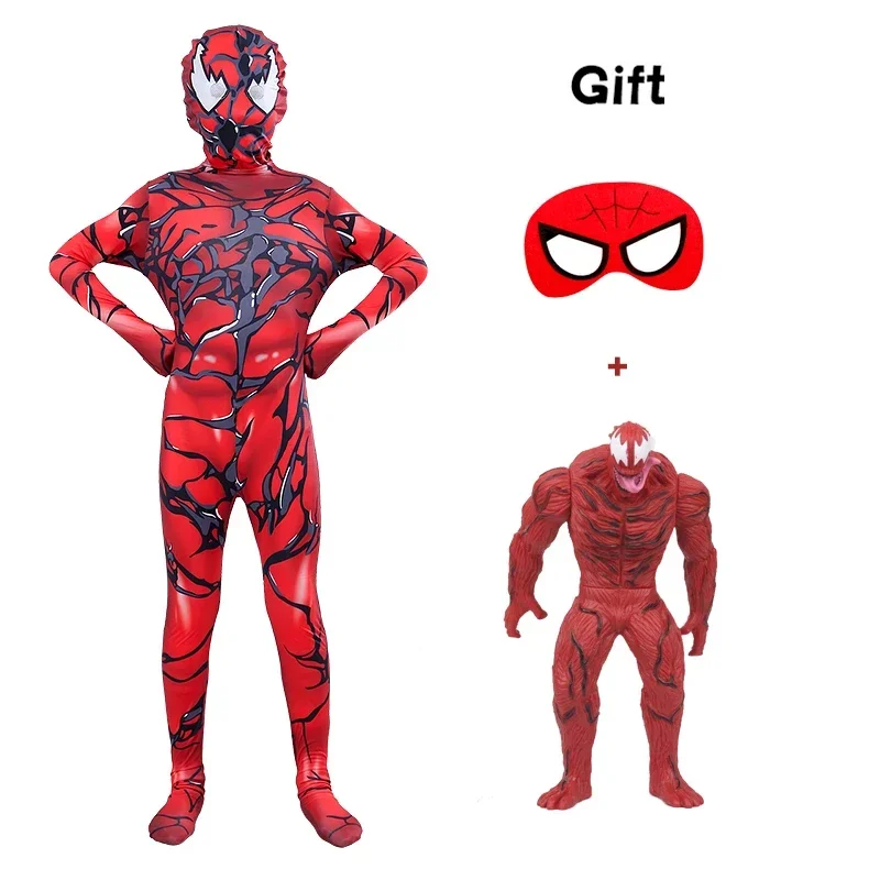 الكبار الاطفال السم الأحمر سبايدرمان تأثيري ازياء ارتداءها المرفقة قناع هالك الرجل الحديدي عمل الشكل الاطفال الدعاوى