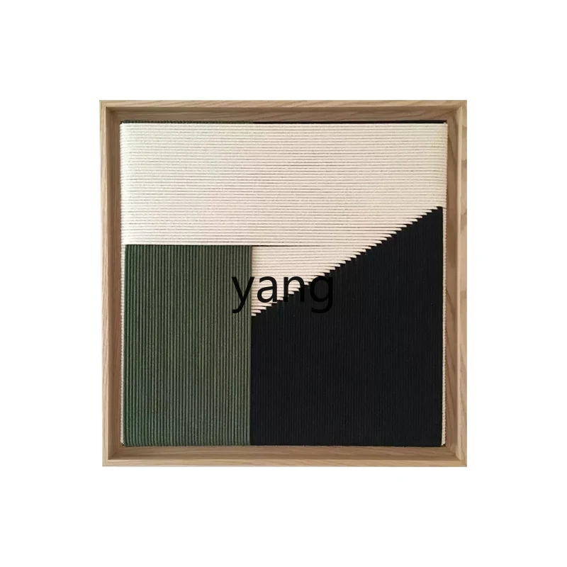 CX modern master bedroom bedside decoration painting handmade rope hanging painting creative restaurant entrance mural