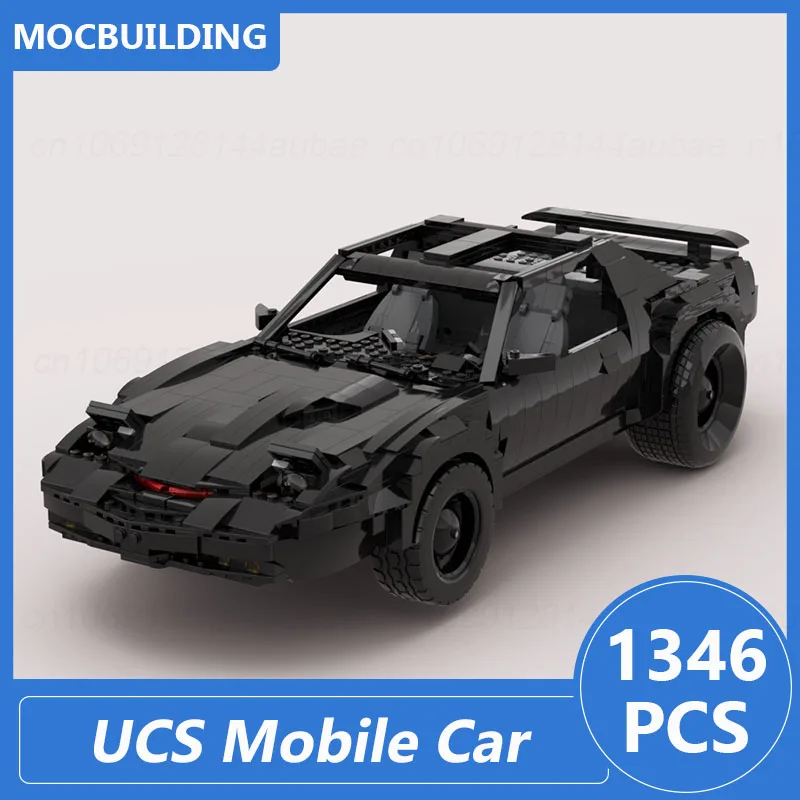 

UCS Мобильный автомобиль KITT модель Moc строительные блоки Diy Сборные кирпичи знаменитые фильмы транспортировка дисплей Рождественские Игрушки Подарки 1346 шт.