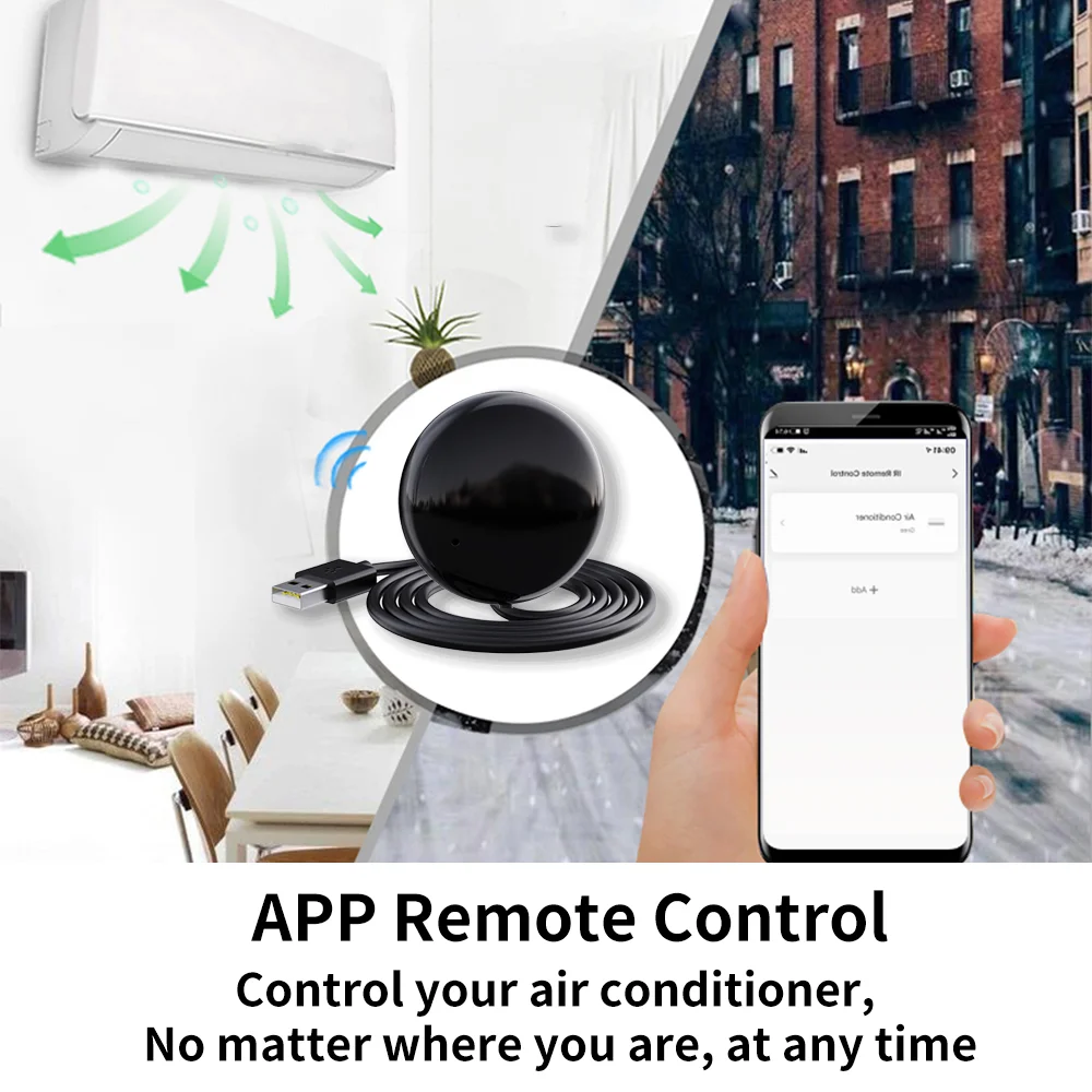 Tuya Smart IR Remote Control WiFi APP Remote Control S18 NVWU Work with Google Assistant Yandex SmartLife Alexa