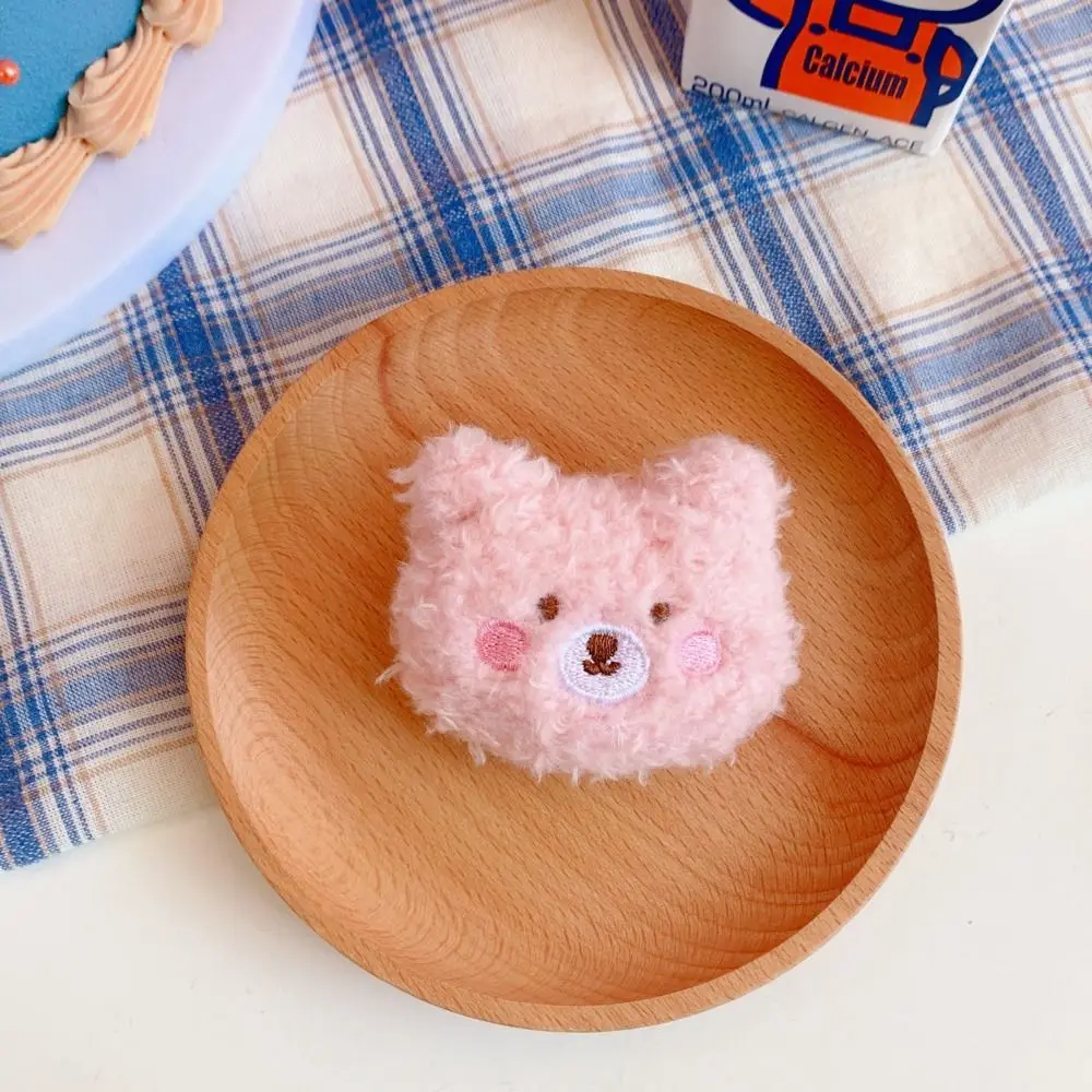 DIY Decoration Accessories Soft Plush Bear Brooch Cute Cartoon Animal Brooches Fashion Personality Clothes Badge Backpacks