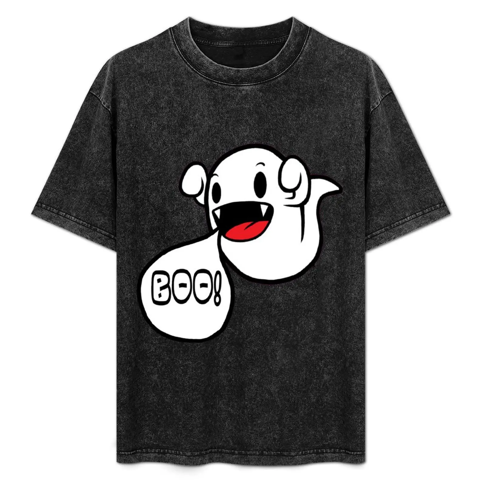 Boo! (Ghost) T-Shirt Street Style Casual Tee Shirt