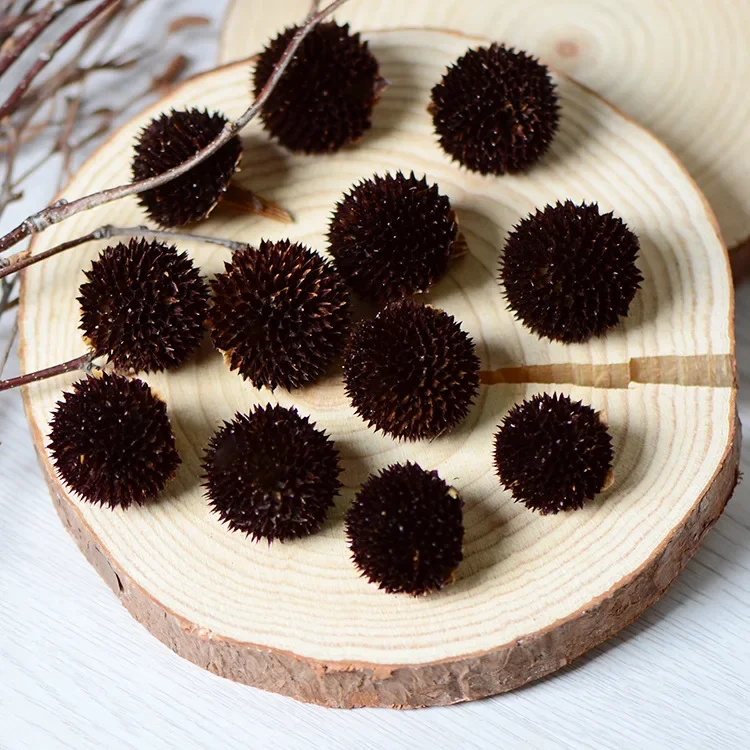 50pcs,Natural Dried Rudbeckia hybrida flower head for wedding Party home Decoration Accessories,eternal rose DIY gift box decor
