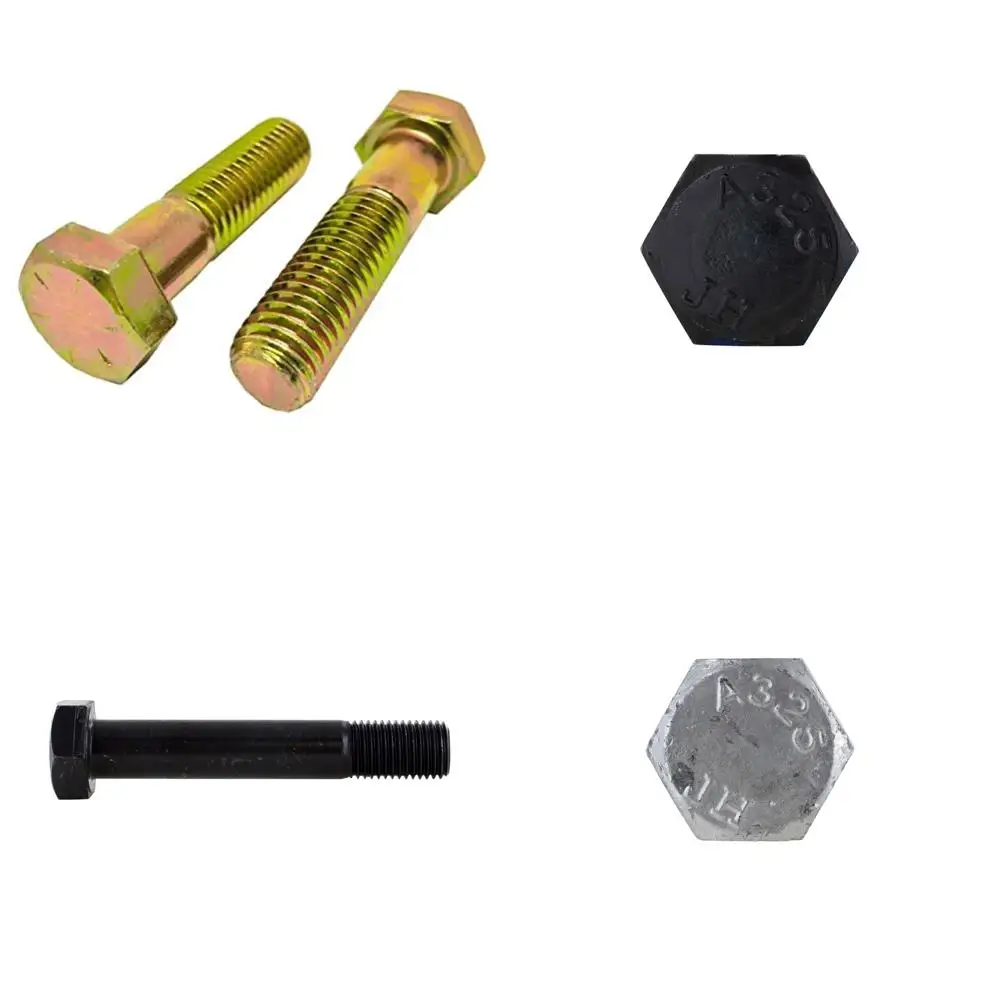 

Grade 8 Zinc Yellow Plated Hex Cap Screws Coarse Thread 5/8-11 x 4-3/4, 25 Pieces, Partially Threaded 1.5 Thread Length, Heavy D