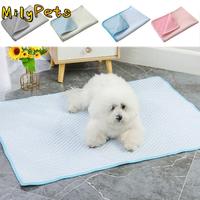 Practical 3D Cat Coolinging Pad Soft Breathable Pet Sleeping Mat Wear Resistant Moisture-proof Pet Ice Silk Bed Bed