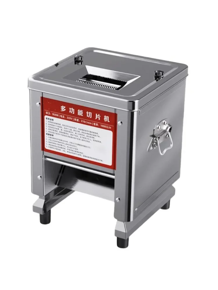 Trancheuse à viande électrique commerciale Portable 220v, coupe de filet de viande, coupe automatique de légumes hachés