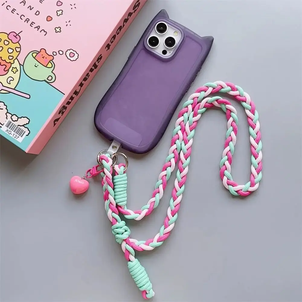 

Nylon DIY Phone Crossbody Chain Long Diagonal Phone Hanging Chain Replaceable Bag Chain Mobile Phone Lanyard Female Lady Girl