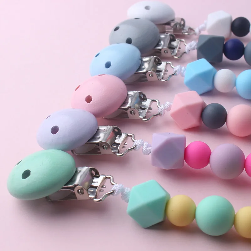 Silicone Baby Fopspeen Ketting Ster Bebes Dummy Riemen Clip Voor Babi Tandjes Fopspeen Chew Speelgoed Babyverzorging