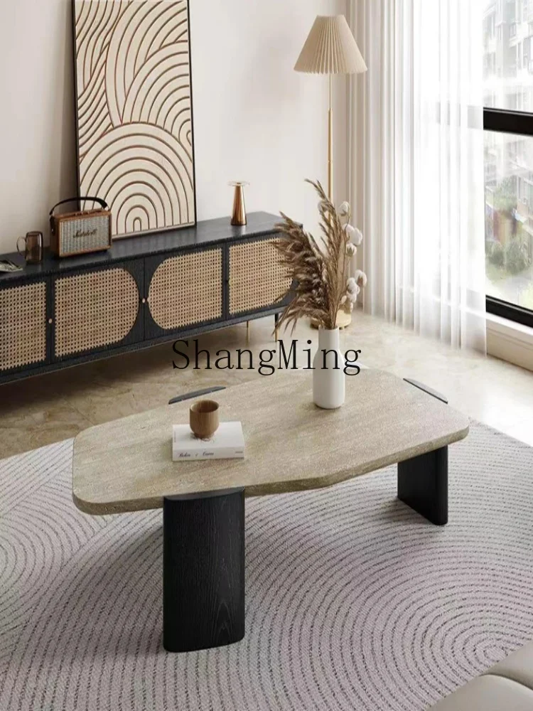DHY coffee coffee table simple living room dining table solid wood table