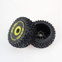 J1UL1N 4Pcs Front And Rear Wheel Tire Tyre For Wltoys 144001 144010 124016 124017 RC Car Upgrade Parts Spare Accessories
