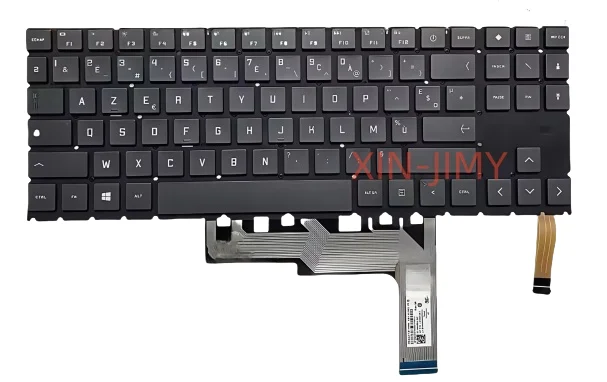 French Laptop Keyboard for HP OMEN 16-K 16-K0023DX 16-U 16-U1047 16-WD 16-WF 16Z-XF 16-B 16T-B 16T-K 16T-WF 16Z-XD RGB Backlit