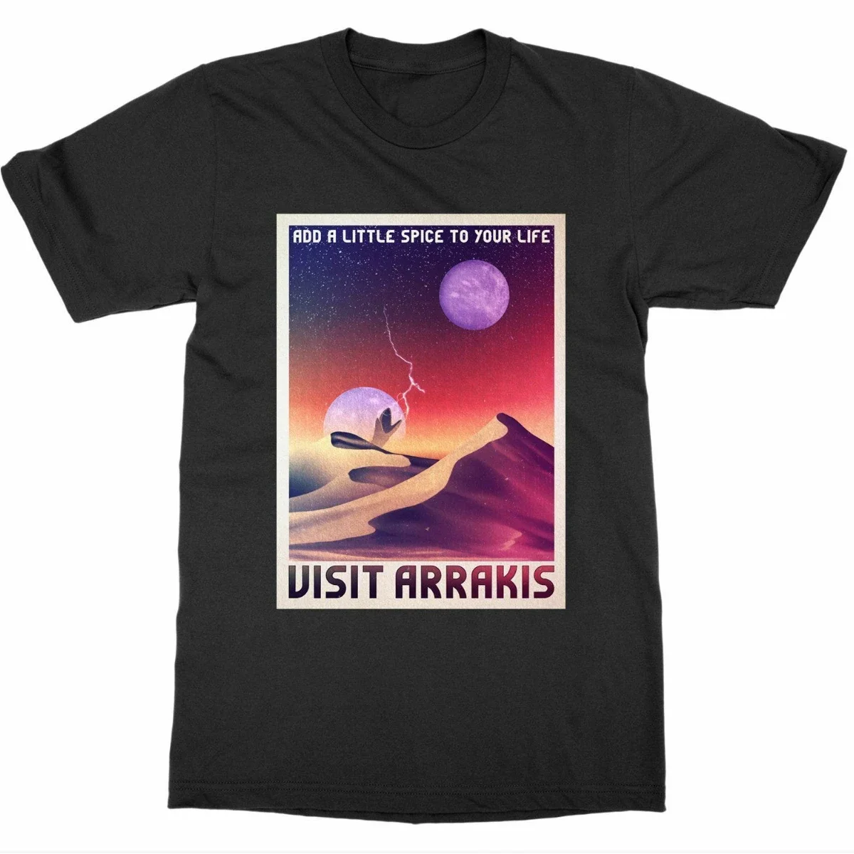 Maglietta del libro classico di fantascienza Arrakis Dune. T-shirt da uomo con scollo a maniche corte in cotone estivo Nuova S-3XL