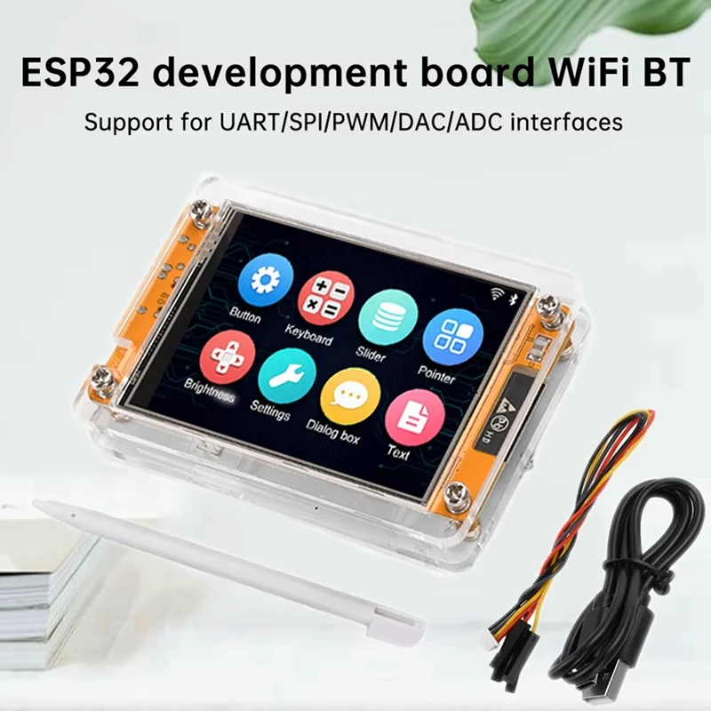 Top Deals ESP32 Development Board With Case 2.8 Inch Touch Display For LVGL WIFI Bluetooth 240X320 Screen LCD TFT Module