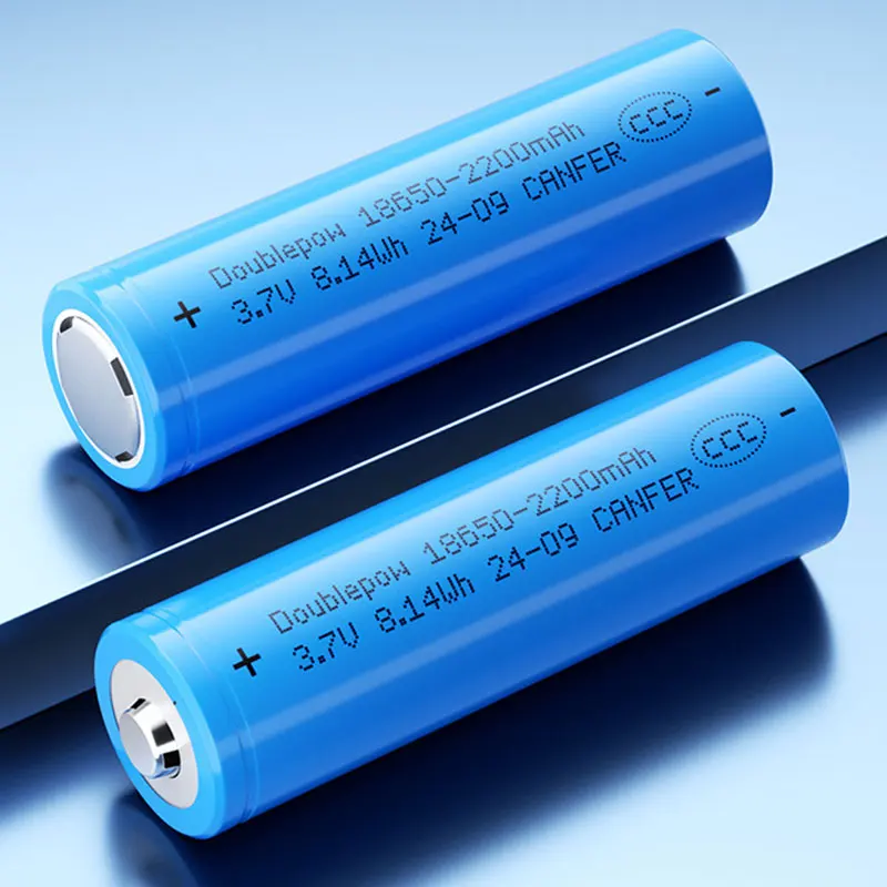 18650 3,7 V 2200 mAh Lithium-Ionen Icr18650 Akku für Taschenlampe Elektrisches Spielzeug LED-Scheinwerferbatterien Ersatz