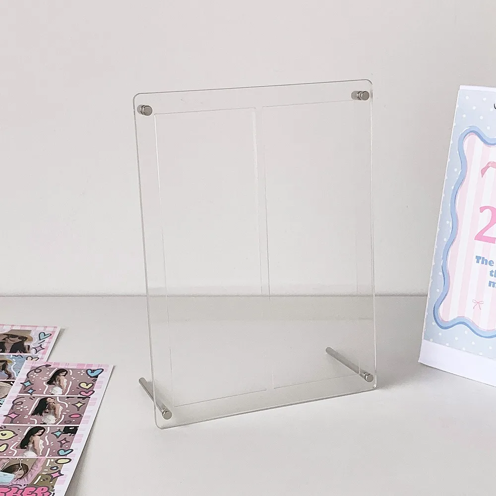 INS Acrylic Photocard Stand Clear DIY Frame Holder