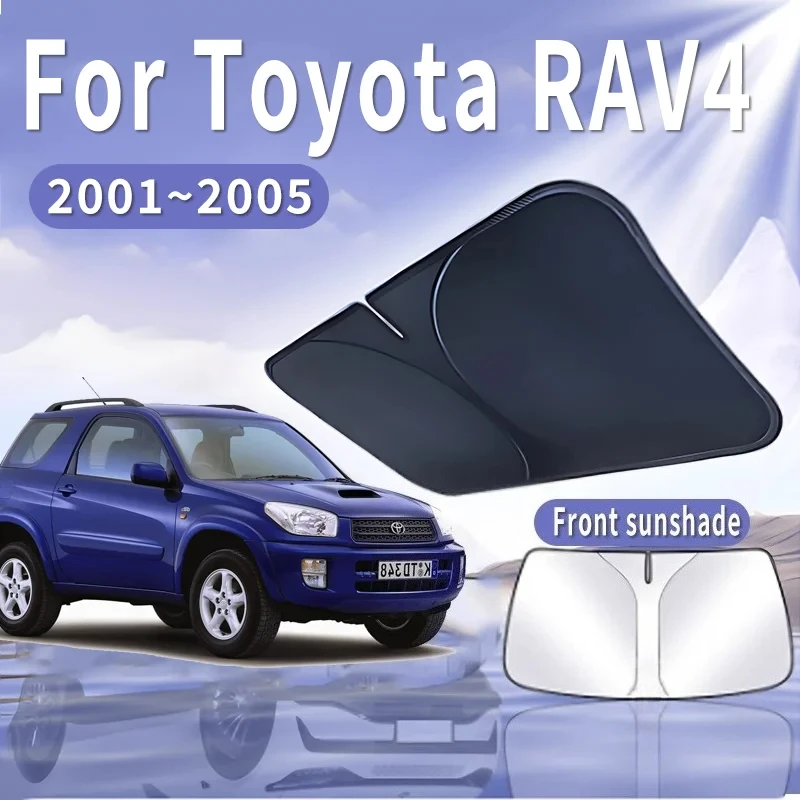Parasol para coche Toyota RAV4 	 Parasol para Parabrisas Delantero XA20 2001 2002 2003 2004 2005, Aislamiento Térmico, Accesorios para Auto de Verano