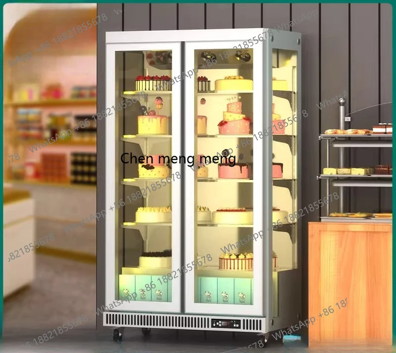 

Cake refrigerated display cabinet Commercial vertical bakery mousse bread refrigerated fresh-keeping cabinet