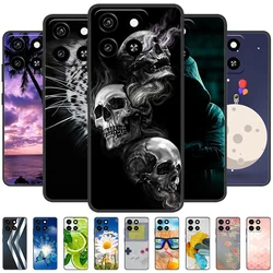 For ZTE Blade A35 Phone Case Back Cover For ZTE Blade A55 Fashion Printed Soft Silicone Shockproof Protective Case Cover