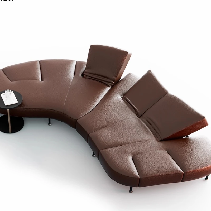 2025 New Wing Sofa Italian Master Design Modern Lap Special-Shaped Functional A…