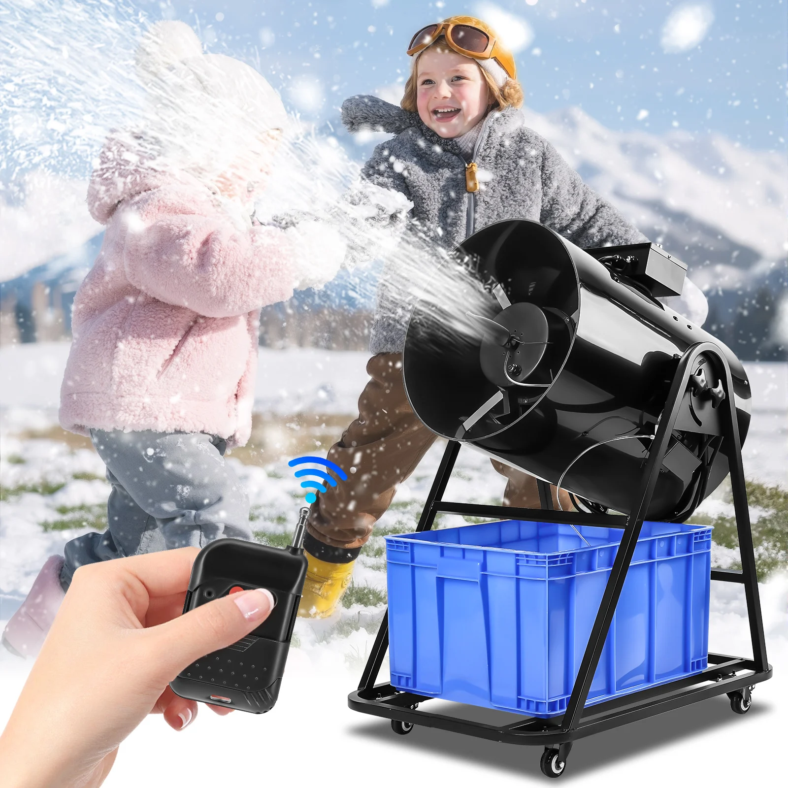 3000W Holiday Snow Machine Manual Control for Christmas And New Year Parties Decorative Cold Fog Machine