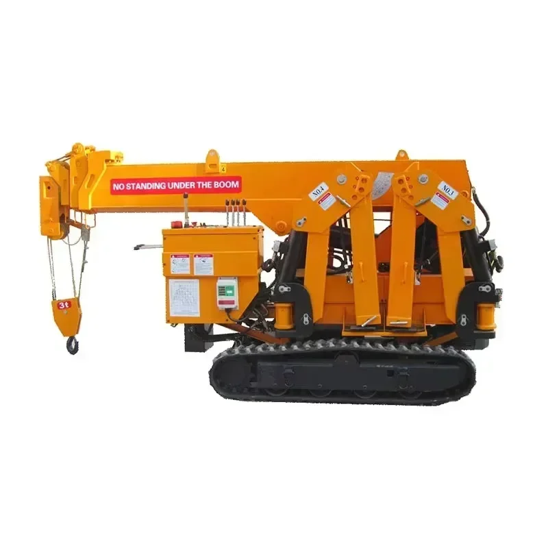 Stable and Safe 14ton Electric Spider Crane 24.5m Crane Lifting Equipment