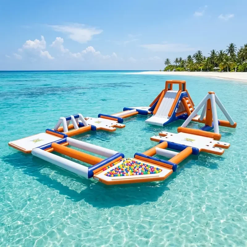 Waterproof Inflatable PVC Jet Ski Motor Boat Dock with UV Printing and Electric Air Pump