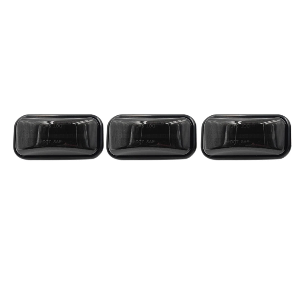 Stable-3Pcs Smoked LED Rear Red Cab Roof Marker Light For Hummer H2 2003-2009 / SUT 2005-2009