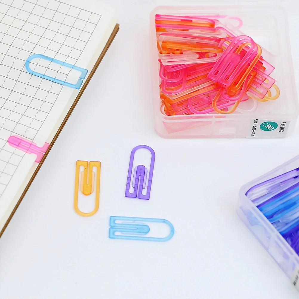120 Pcs Paperclip Multifunction Cute Clips Abs Colorful Creative Child for Number
