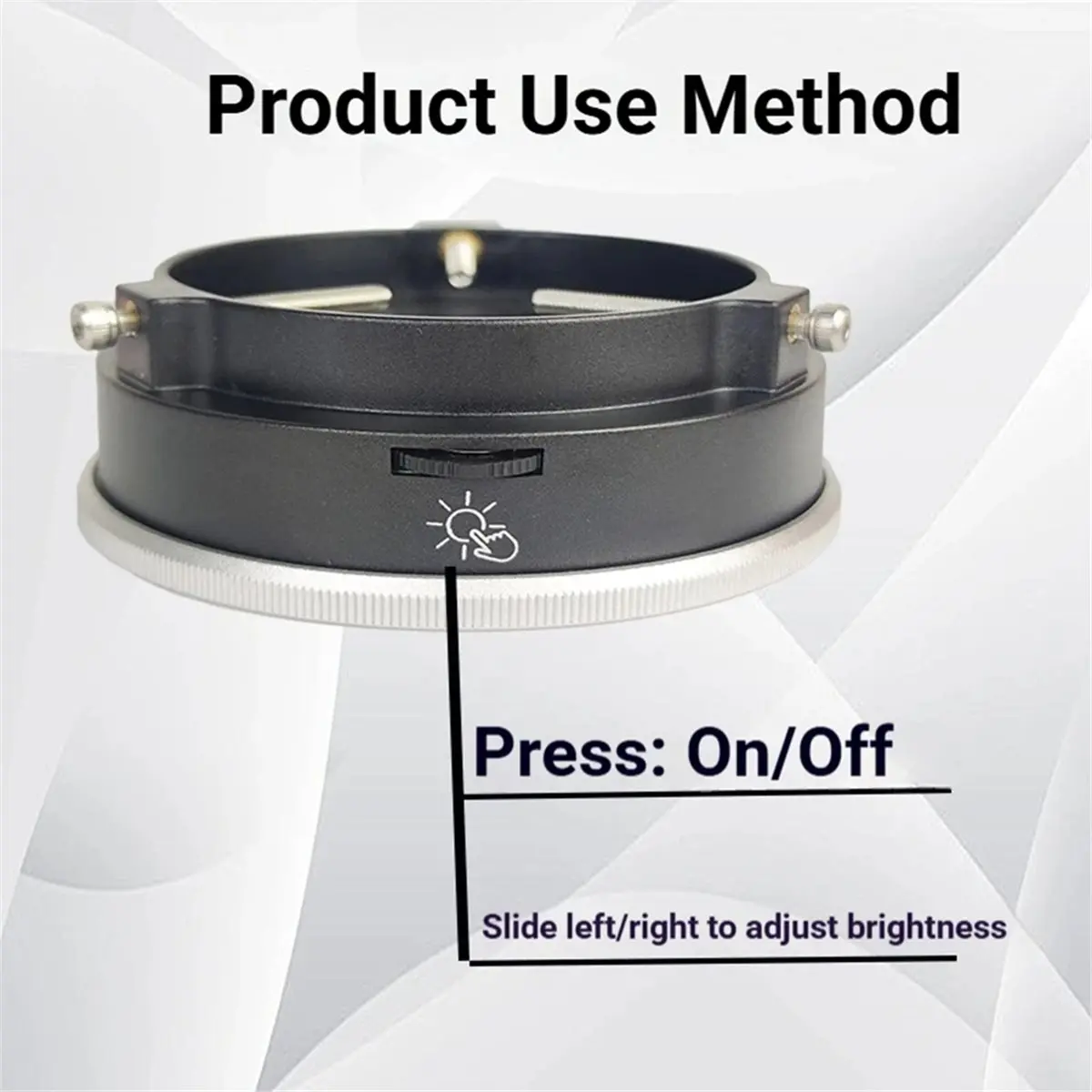 [Y39A]USB LED Ring Polarized Light Source for Mobile Phone Repair Microscope with Adjustable Brightness Polarizing Filter