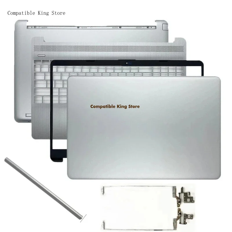 L New For HP 250 G8 250 G9 256 255 G8 G9 Laptop Case LCD Back Cover Bezel Lid Palmrest Bottom Case Hinges Cover Silver TPN-C139
