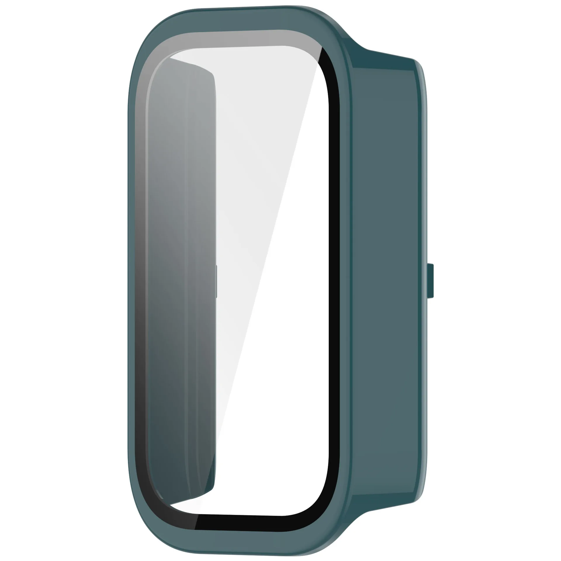 PC+Tempered Protective Case Full Coverage Bumper Screen Protector Anti-Scratch Shell for Band 9 Active/Redmi Band 3