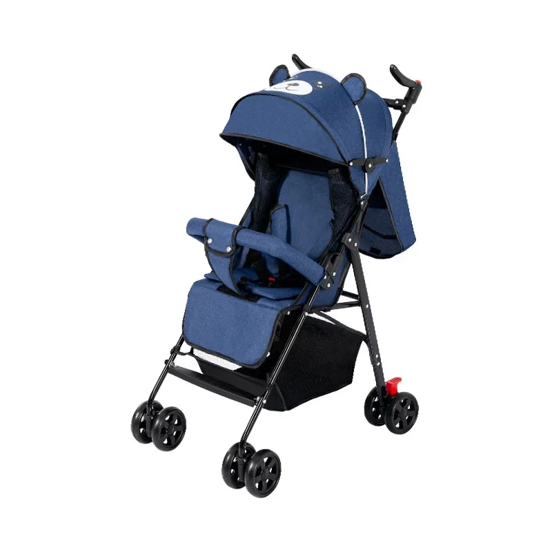 The baby stroller can sit on the lying baby parachute and the four seasons brake can be folded to walk the baby artifact.