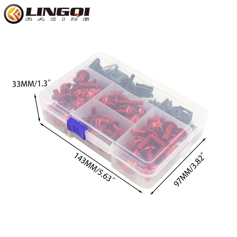 LINGQI Motorcycle Body Accessories Fasteners Bolts Nuts Fairing Screws Kit for CBR500R CBR600F CBR650F CBR650R NC700X NC750X view 3