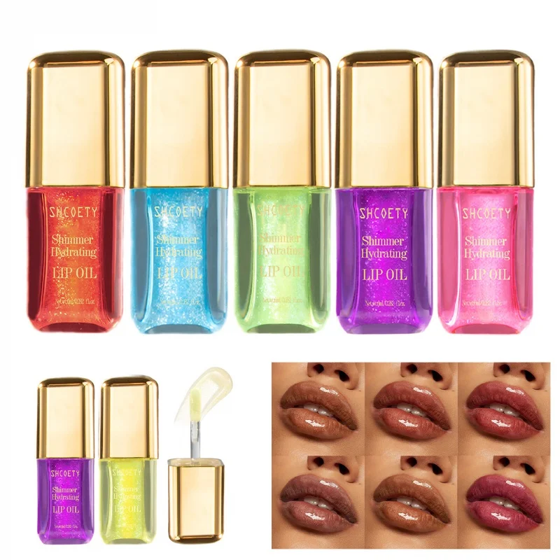 New Arrival Mint Flavor Lip Gloss Water Light Glass Lip Toot Lip Gloss Moisturizing and Nourishing Lasting No Stain on Cup