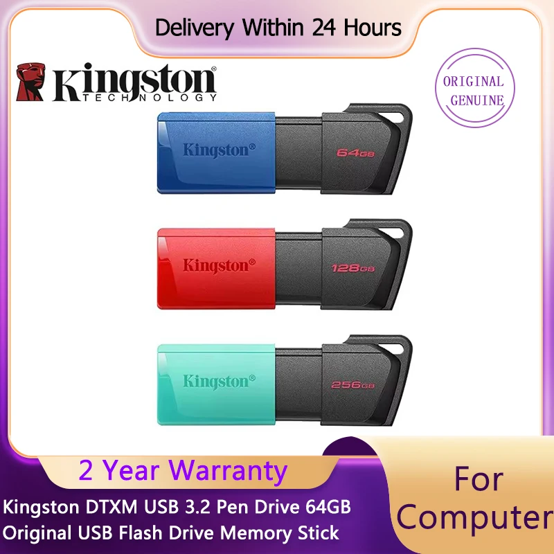 

Kingston DTXM USB 3.2 Pen Drive 256GB Original USB Flash Drive Memory Stick High Speed Flash Pendrive