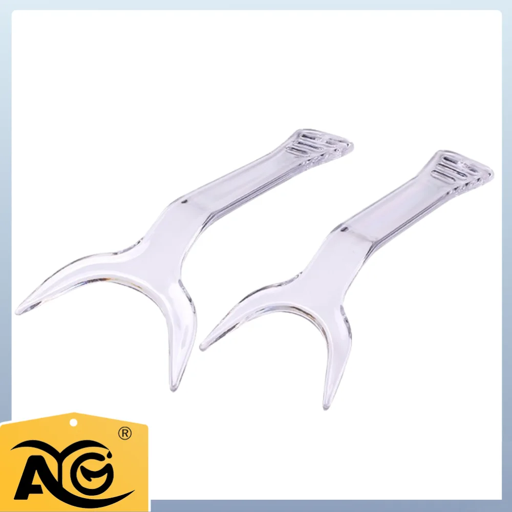AG 2pc Dental Lip Pressure Retractor T-Shape Intraoral Cheek Orthodontic Teeth Mouth Opener for Photography Autoclavable Dentist