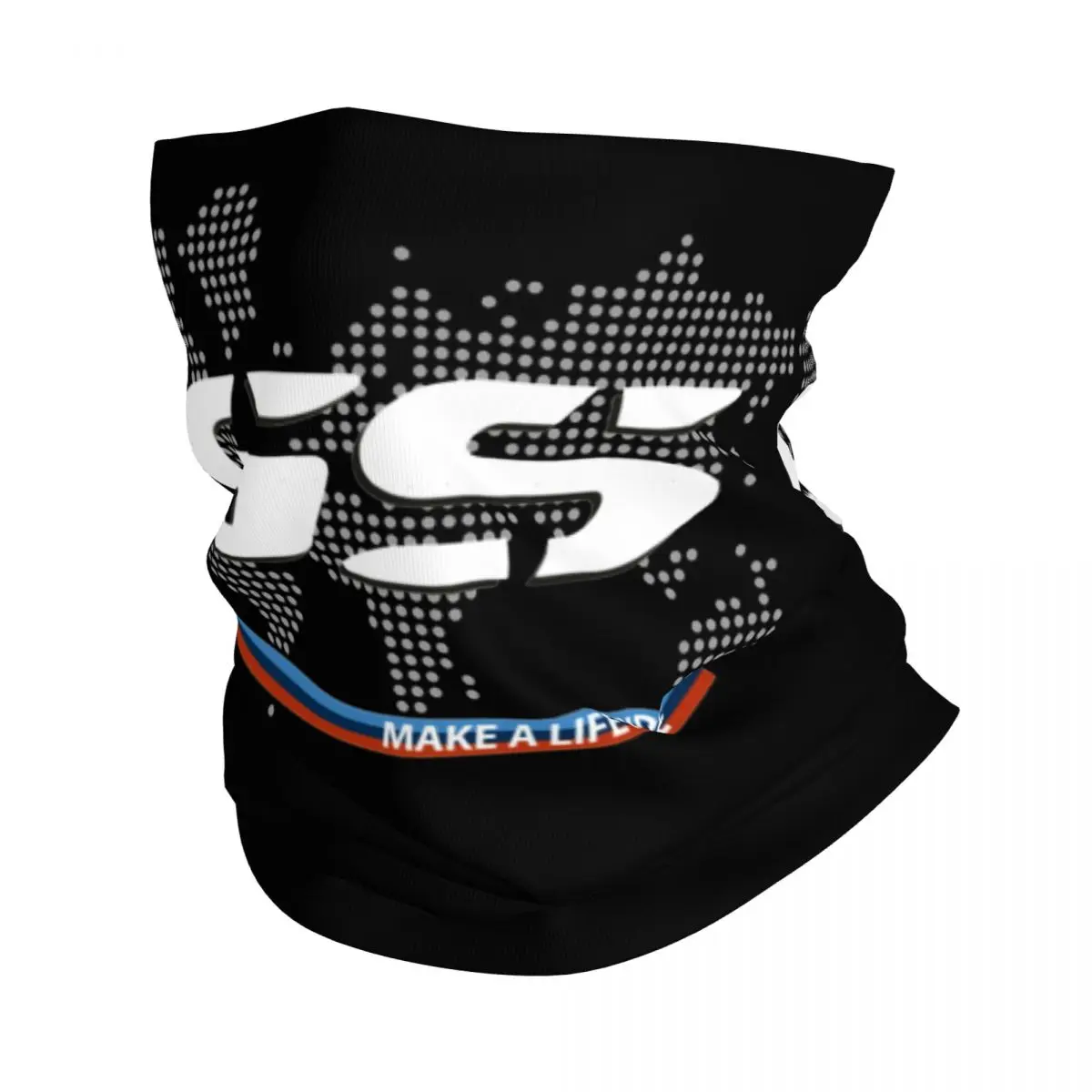 GS Map Bandana Merchandise Neck Cover Printed Motorbike Race Wrap Scarf Multi-use Headband For Running Suit for All Season